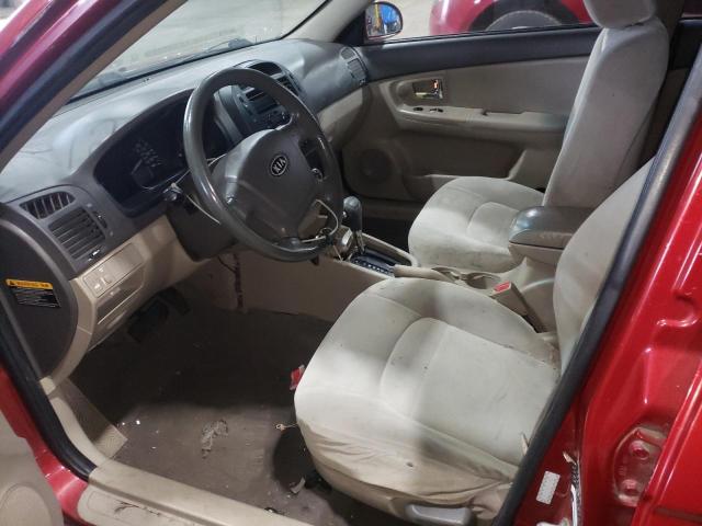 Photo 7 from auction – 2008 KIA SPECTRA EX with VIN KNAFE122X85532626