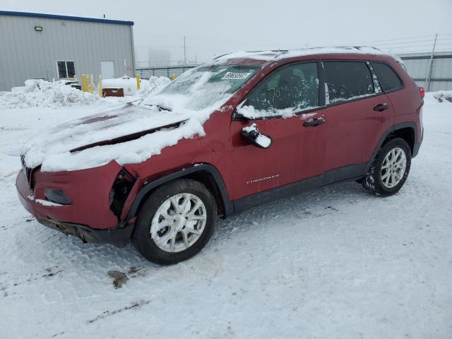 JEEP CHEROKEE S 2016 with VIN 1C4PJLAB3GW312530 - Photo from auction