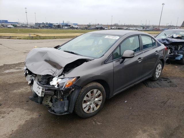 HONDA CIVIC LX 2012 with VIN 19XFB2F52CE053717 - Photo from auction