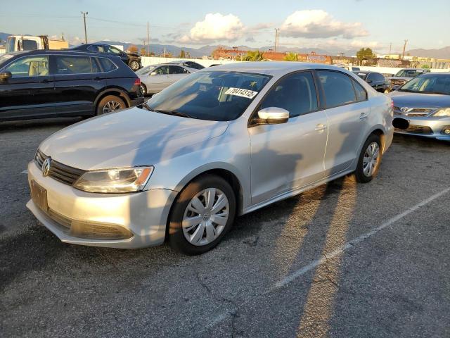 VOLKSWAGEN JETTA SE 2012 with VIN 3VWDP7AJ8CM084676 - Photo from auction