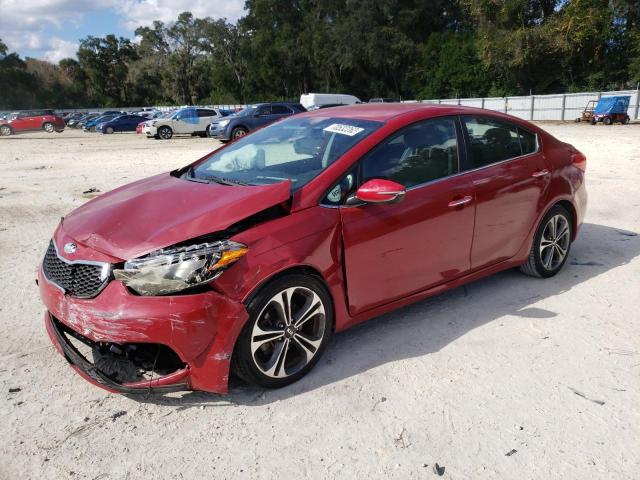KIA FORTE EX 2014 with VIN KNAFX4A89E5113793 - Photo from auction