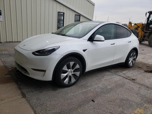 TESLA MODEL Y 2021 with VIN 5YJYGDEE7MF210905 - Photo from auction