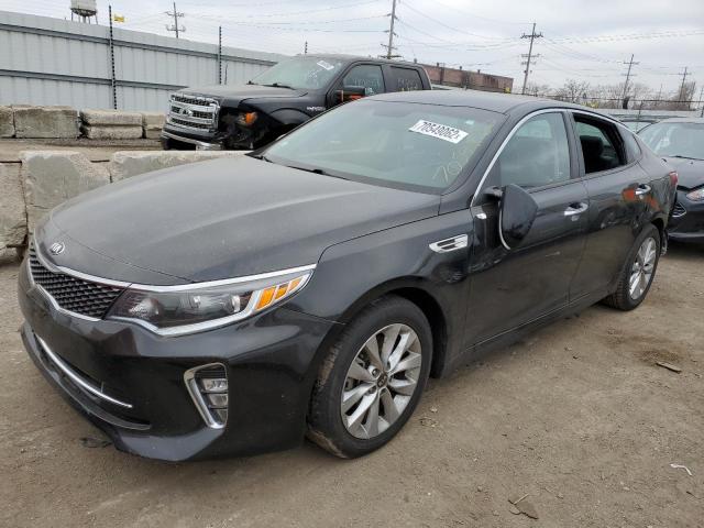 KIA OPTIMA LX 2018 with VIN 5XXGT4L31JG239771 - Photo from auction