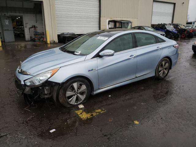 HYUNDAI SONATA HYB 2012 with VIN KMHEC4A45CA040882 - Photo from auction