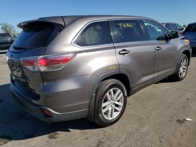 Photo 3 from auction – 2014 TOYOTA HIGHLANDER with VIN 5TDBKRFH5ES039983