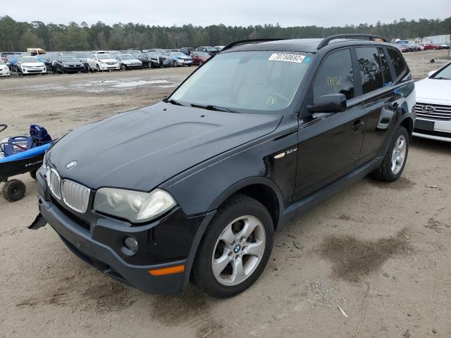 BMW X3 3.0SI 2007 with VIN WBXPC93477WF04194 - Photo from auction