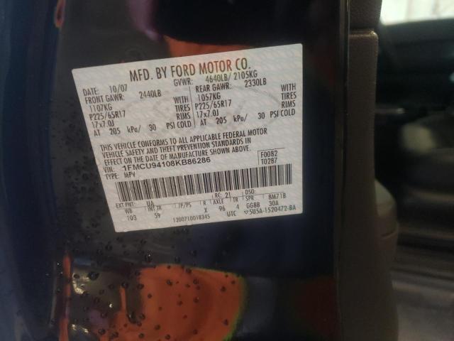 Photo 14 from auction – 2008 FORD ESCAPE LIM with VIN 1FMCU94108KB86286