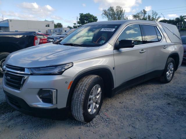 CHEVROLET TRAVERSE L 2022 with VIN 1GNERFKW1NJ117773 - Photo from auction