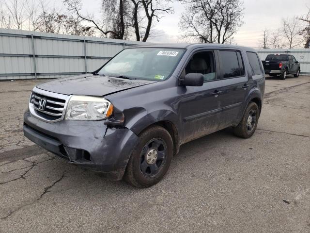 HONDA PILOT LX 2015 with VIN 5FNYF4H26FB005339 - Photo from auction