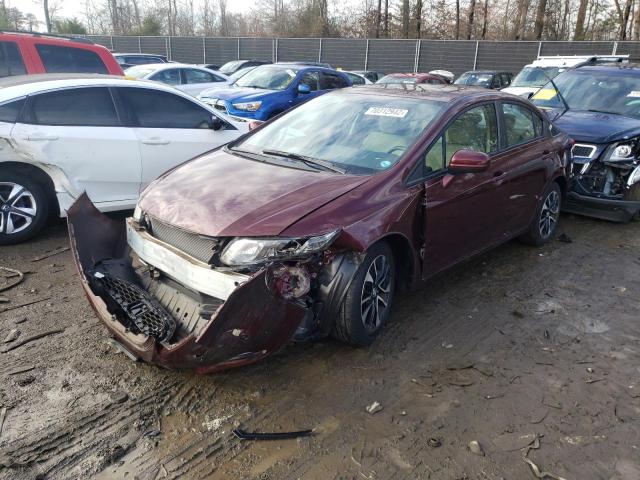 HONDA CIVIC EX 2014 with VIN 19XFB2F85EE233724 - Photo from auction
