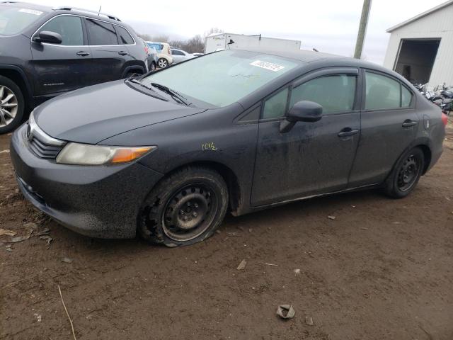 HONDA CIVIC LX 2012 with VIN 19XFB2F55CE059687 - Photo from auction