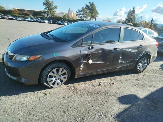 HONDA CIVIC LX 2012 with VIN 19XFB2F58CE364956 - Photo from auction