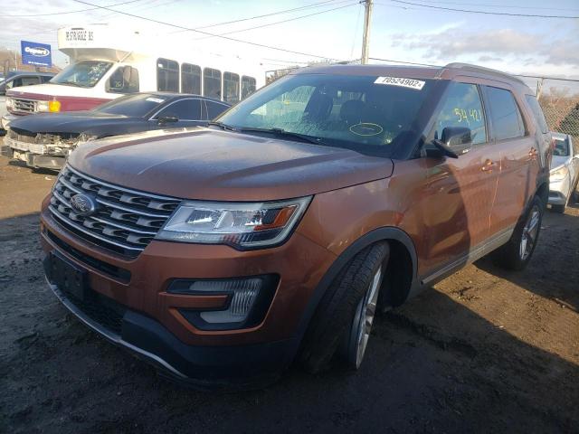 FORD EXPLORER X 2017 with VIN 1FM5K8D88HGC45433 - Photo from auction