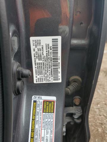 Photo 14 from auction – 2012 HONDA CR-V EXL with VIN 5J6RM4H70CL018337