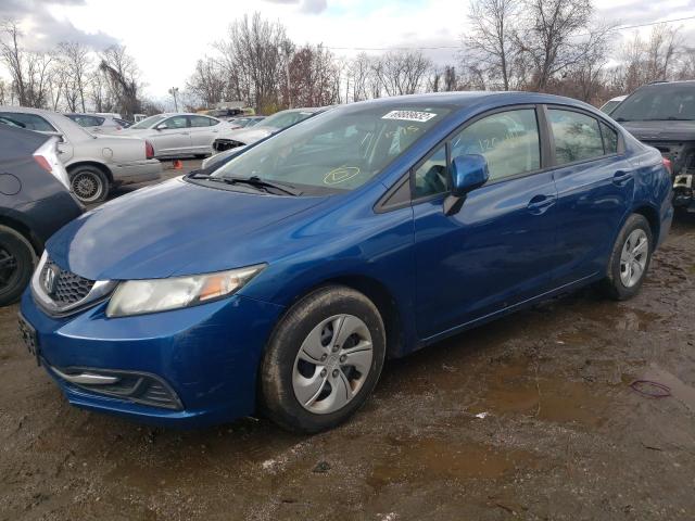 HONDA CIVIC LX 2013 with VIN 2HGFB2F50DH525050 - Photo from auction