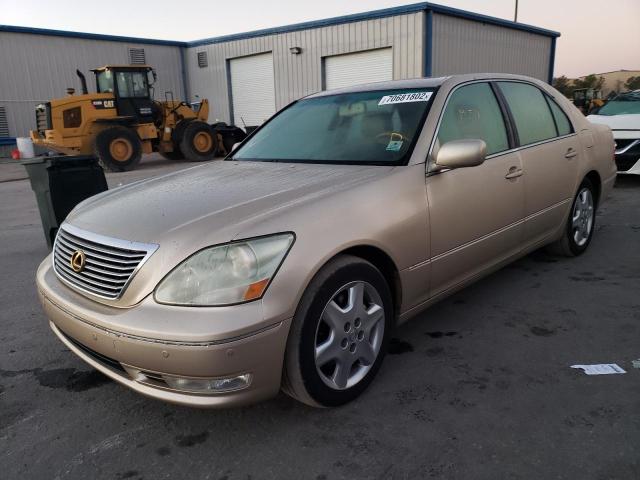 LEXUS LS 430 2004 with VIN JTHBN36F040138312 - Photo from auction