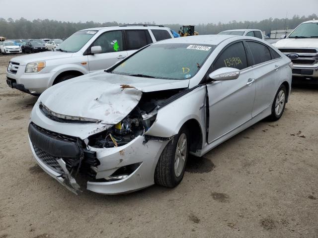 HYUNDAI SONATA HYB 2015 with VIN KMHEC4A42FA135033 - Photo from auction
