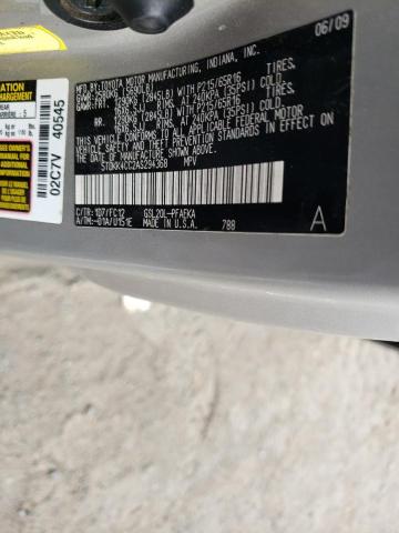 Photo 14 from auction – 2010 TOYOTA SIENNA CE with VIN 5TDKK4CC2AS294368