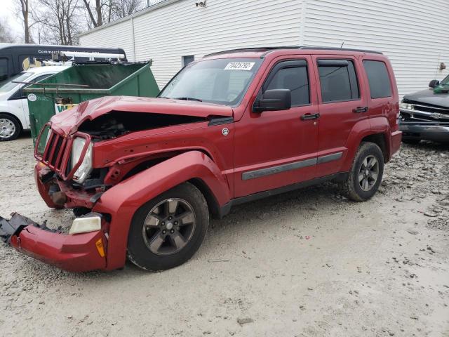 JEEP LIBERTY SP 2008 with VIN 1J8GN28K28W256725 - Photo from auction