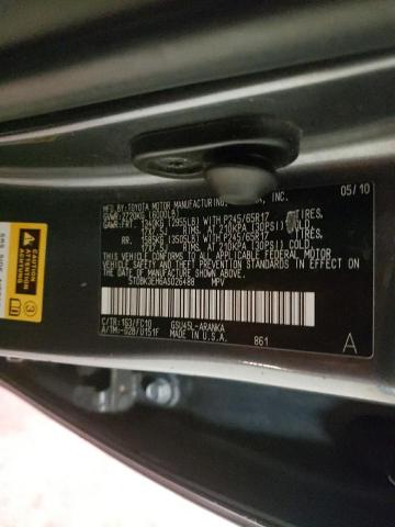 Zdjęcie 14 z aukcji – 2010 TOYOTA HIGHLANDER z VIN 5TDBK3EH6AS026488