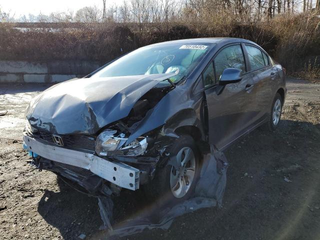 HONDA CIVIC 2013 with VIN 2HGFB2F50DH583076 - Photo from auction