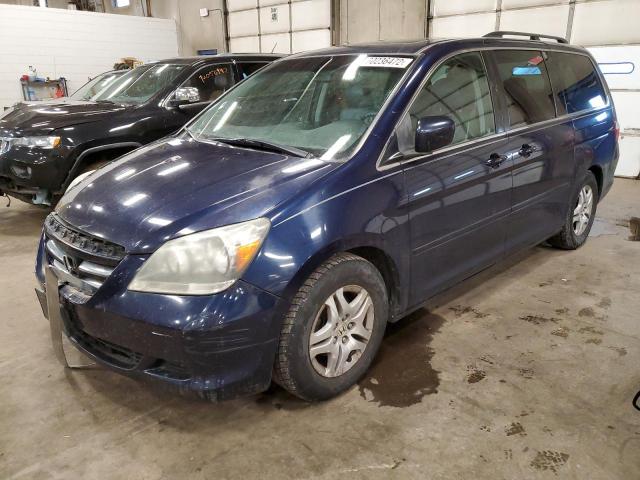 HONDA ODYSSEY EX 2007 with VIN 5FNRL38727B058169 - Photo from auction