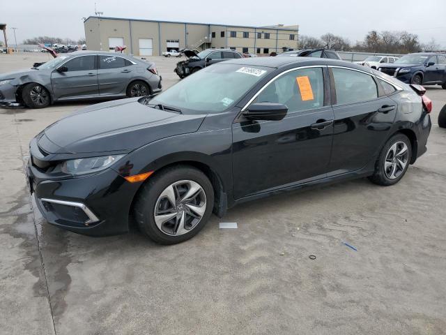 HONDA CIVIC LX 2019 with VIN 19XFC2F65KE022370 - Photo from auction