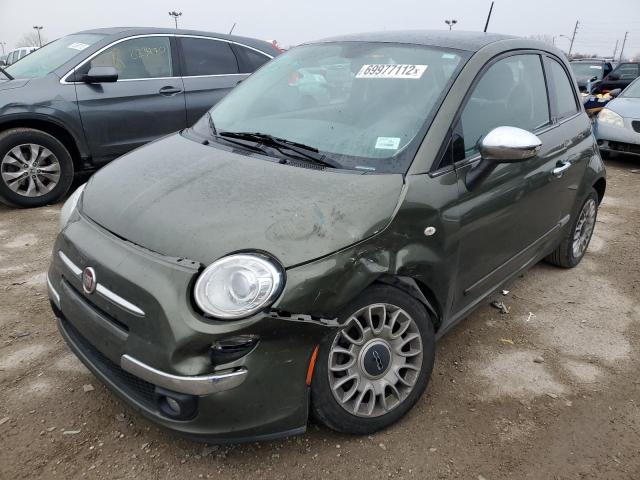 FIAT 500 LOUNGE 2015 with VIN 3C3CFFCR9FT755978 - Photo from auction