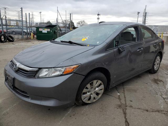 HONDA CIVIC LX 2012 with VIN 19XFB2F52CE036674 - Photo from auction