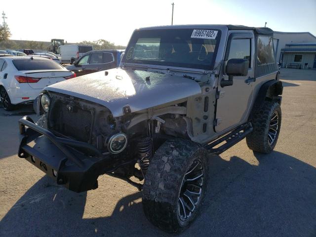 JEEP WRANGLER S 2015 with VIN 1C4AJWAG4FL608207 - Photo from auction