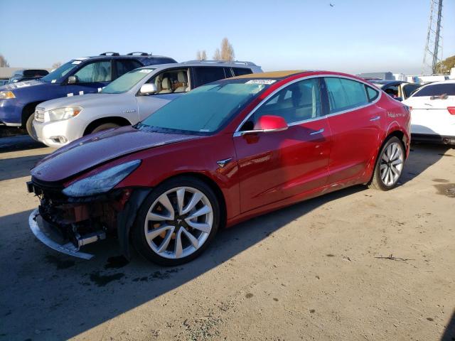 TESLA MODEL 3 2018 with VIN 5YJ3E1EA3JF047063 - Photo from auction
