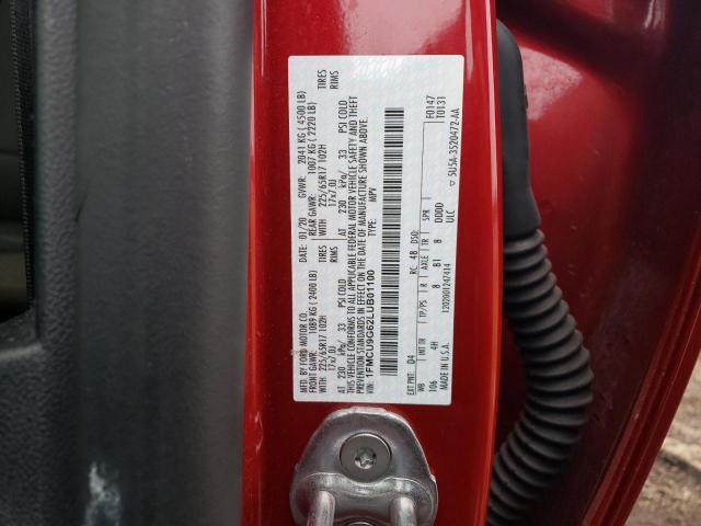 Photo 14 from auction – 2020 FORD ESCAPE SE with VIN 1FMCU9G62LUB01100