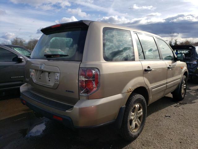 Photo 3 from auction – 2007 HONDA PILOT LX with VIN 2HKYF18127H508035
