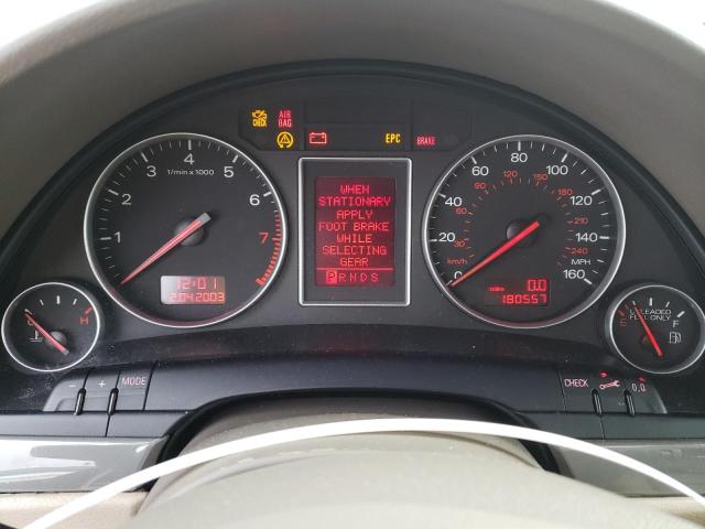 Photo 9 from auction – 2004 AUDI A4 with VIN WAULC68E04A108994