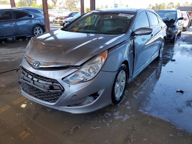HYUNDAI SONATA HYB 2015 with VIN KMHEC4A49FA137913 - Photo from auction