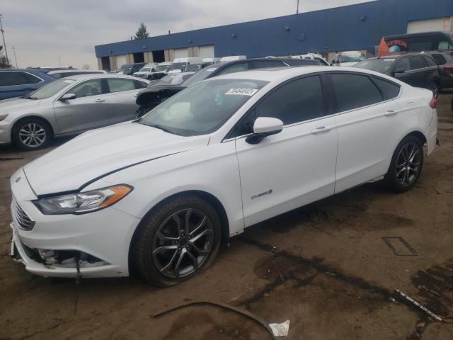 FORD FUSION SE 2017 with VIN 3FA6P0LU5HR373816 - Photo from auction