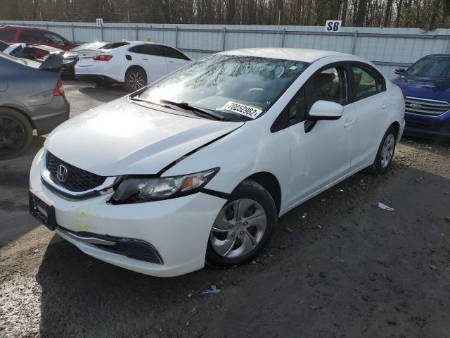 HONDA CIVIC LX 2014 with VIN 2HGFB2F51EH548919 - Photo from auction