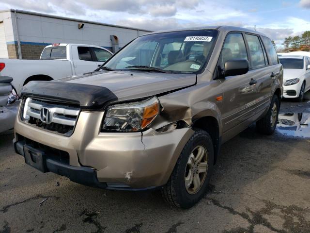 Photo 1 from auction – 2007 HONDA PILOT LX with VIN 2HKYF18127H508035