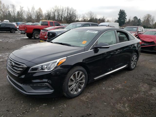 HYUNDAI SONATA SPO 2017 with VIN 5NPE34AF4HH458808 - Photo from auction