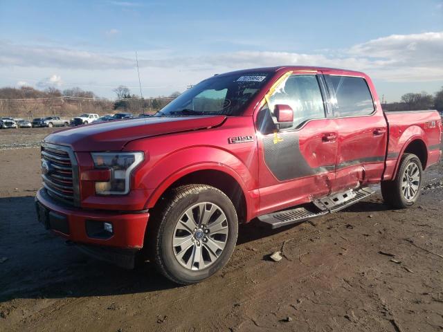 FORD F150 SUPER 2017 with VIN 1FTEW1EF9HFC51082 - Photo from auction
