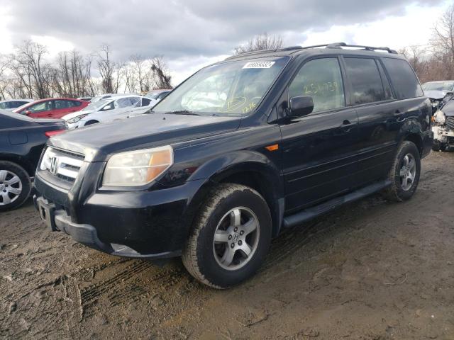 HONDA PILOT EXL 2007 with VIN 5FNYF18787B027015 - Photo from auction
