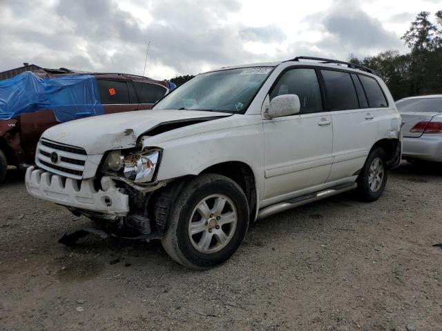 TOYOTA HIGHLANDER 2001 with VIN JTEGF21AX10022701 - Photo from auction