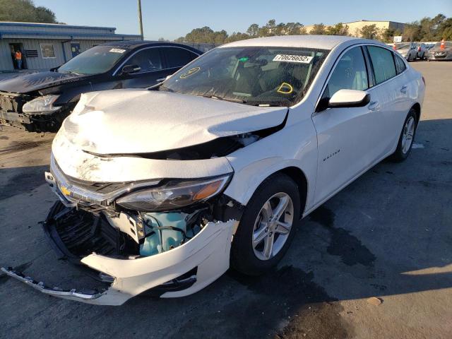 CHEVROLET MALIBU LS 2021 with VIN 1G1ZC5ST9MF087752 - Photo from auction