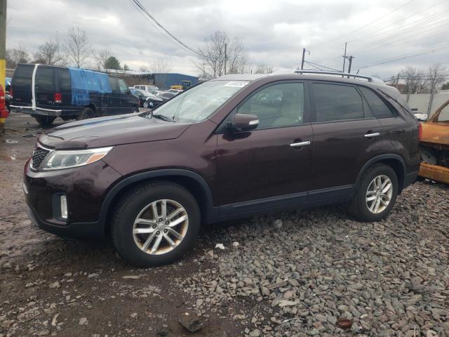 KIA SORENTO LX 2015 with VIN 5XYKT4A63FG627675 - Photo from auction