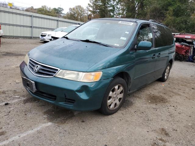 HONDA ODYSSEY EX 2002 with VIN 2HKRL18002H584561 - Photo from auction
