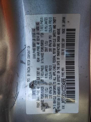 Photo 14 from auction – 2012 MAZDA CX-9 with VIN JM3TB3DVXC0334966