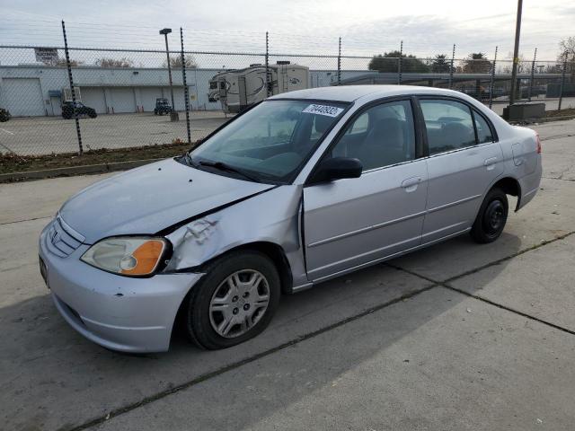 HONDA CIVIC LX 2002 with VIN 2HGES165X2H607726 - Photo from auction