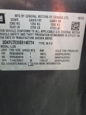 Photo 14 from auction – 2014 GMC TERRAIN SL with VIN 2GKFLTE35E6146774