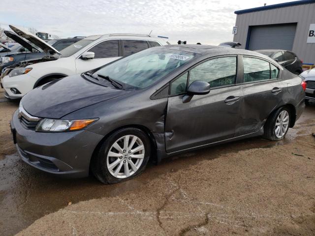 HONDA CIVIC EXL 2012 with VIN 2HGFB2F99CH577374 - Photo from auction