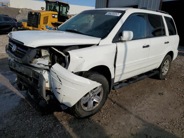 HONDA PILOT EXL 2005 with VIN 5FNYF18555B040624 - Photo from auction